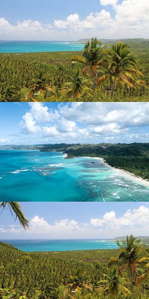 Samana Land for Sale overlooking Playa Ricon beach - Oceanview Property for Sale in Samana Dominican Republic.